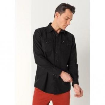 Camisa tejana negro Lois Jeans - tallaje en pulgadas