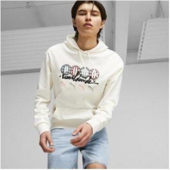 Sudadera con capucha Puma SWxP Worldwide blanca para hombre - Talla XL