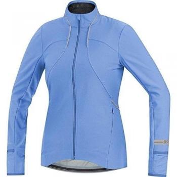 Gore Running Wear Air Lady Windstopper Soft Shell SWLAIR510005 - Camiseta de manga larga para mujer, color azul, talla 40