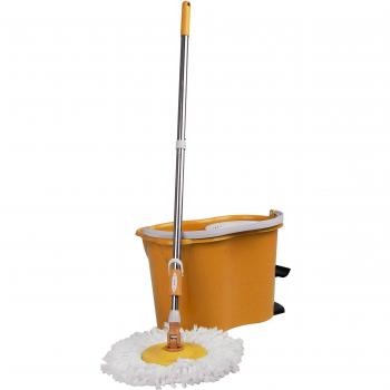 Pradel Premium CU-052/EN - Cubo con escurridor y fregona, color naranja