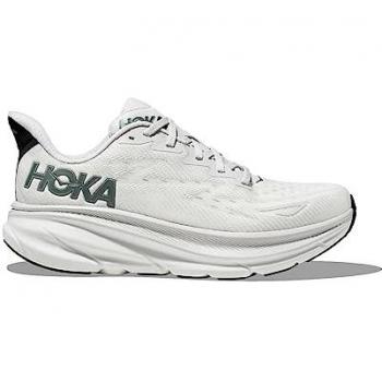 HOKA Men's Clifton 9 Road Running Shoes, Nimbus Cloud/Steel Wool, Size 11.5