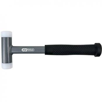 Martillo de cara blanda sin retroceso KS TOOLS 640753, martillo de cabeza plástica, diseño ergonómico, mango antideslizante, adecuado para trabajos delicados que requieren un golpe suave