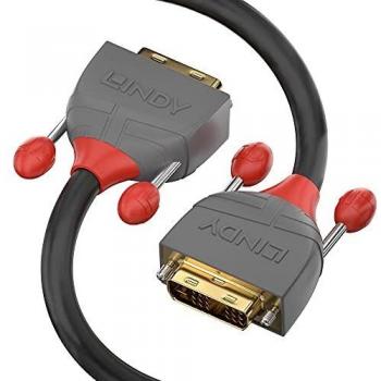 Lindy 36224 cable DVI 5 m DVI-D Negro - Cables DVI (5 m, DVI-D, DVI-D, Macho, Macho, Negro