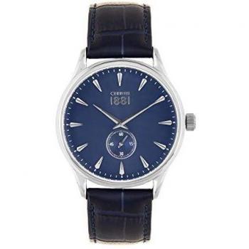 Cerruti 1881 Mens Gents Black & Blue Designer Wrist Watch CRA24006