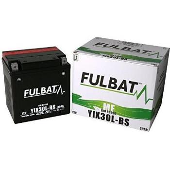Batería FULBAT AGM YIX30L-BS 12V 30Ah 385A Largo: 165 x Ancho: 125 x Alto 175