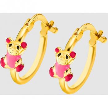 Pendientes de niña AU00009/10 Basics de oro 9K acabado brillo.