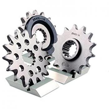 Piñón de acero estándar AFAM 21606 - 17 dientes - Paso 525 - Compatible con Yamaha YZF 600 R6 (2006-2012), TDM 850 (1996-1998) y TRX