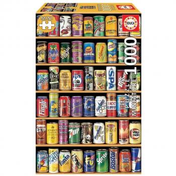 Educa 1000 Pieces Puzzle - Miniature Cans