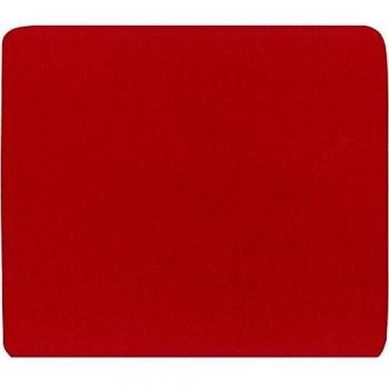 Alfombrilla de ratón InLine roja 250x220x6mm con base antiderrapante