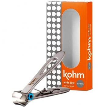 Kohm CP-120L 5mm Heavy Duty, Wide Jaw Giant Nail Clipper for Thick Toenails or Tough Fingernails on Men, Seniors, Adults