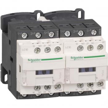 Schneider Electric LC2D12BL Contactor Inversor 12A 24V, Bajo Consumo Antiparasitado