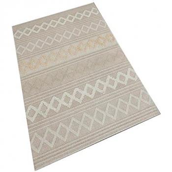 Alfombra de Poliéster Estampada 160 x 230 cm Modelo WH1014 Multicolor - Diseño Único