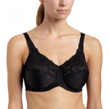 Bali Bras Lilyette by Bali Minimizer Underwire Bra Black 36C