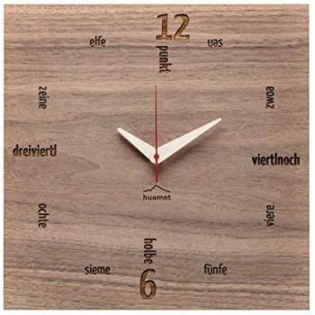 Reloj de Pared Huamet CH11-B-01, Diseño Elegante y Moderno