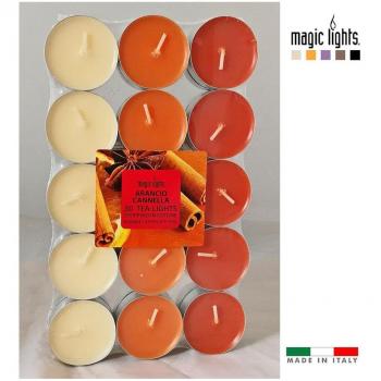 Velas perfumadas Magic Lights Naranja Canela (30 unidades)