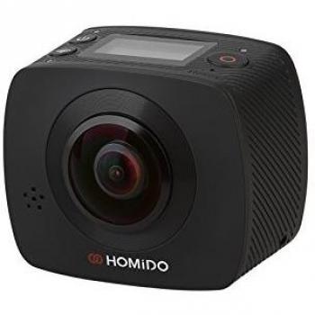 Homido cámara 360° Compatible con iOS/Android, Color Negro