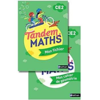 Tandem Matemáticas CE2 - Pack de 2 Volúmenes: Fichero del Estudiante + Cuaderno de Geometría