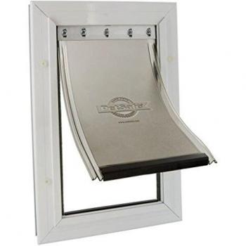 PetSafe Staywell 640 Aluminium Large Pet Door with Magnetic Locking White