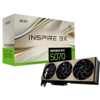 MSI GeForce RTX 5070 12GB INSPIRE 3X OC GDDR7
