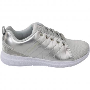 Gisella Silver Polyester Sneakers Shoes