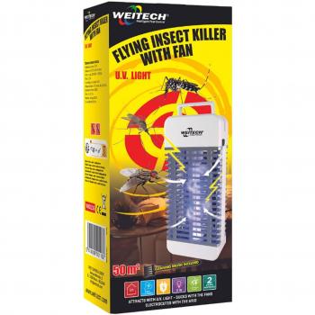 Lámpara Antimosquitos por Succión Weitech 50 m