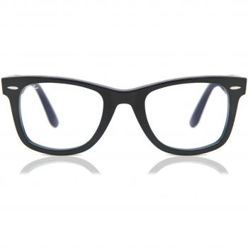 Ray-Ban RB2140F WAYFARER Asian Fit 901/5F Men's Eyeglasses Black Size 54 (Frame Only) - Blue Light Block Available