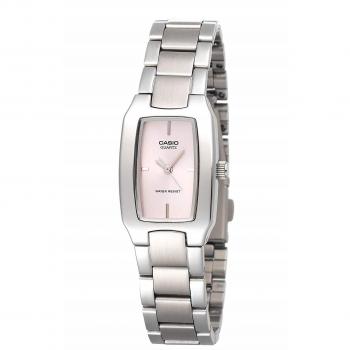 Reloj Casio Enticer Lady Resistente Al Agua 21 Mm Acero Inoxidable Cuarzo