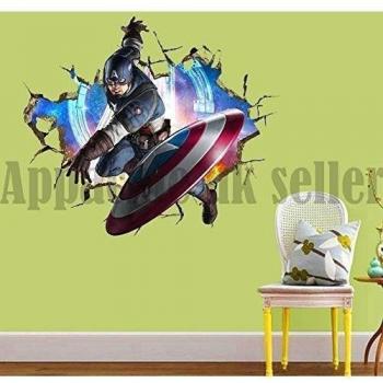 Los Vengadores adhesivo decorativo para pared, 3D de Los Vengadores adhesivo decorativo para pared