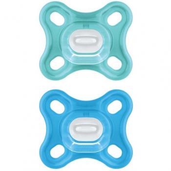 MAM Comfort 0-2M Chupetes Silicona Niño 2uds