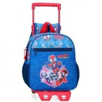 Mochila preescolar Spidey Power of 3 25 cm con carro