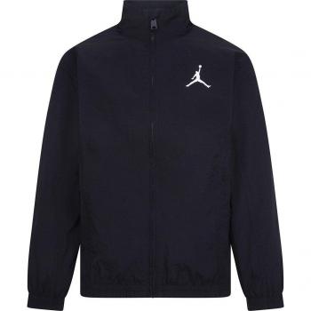 Sudadera Essentials Jordan para niños - Chaqueta unisex negra - Talla 128-137 CM - Poly Woven