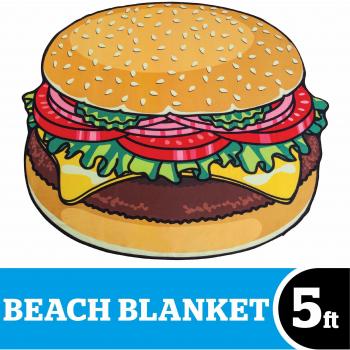 BigMouth Inc Toalla de Playa con Forma de rosquilleta