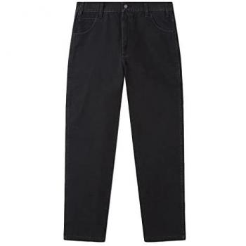 Dickies Men's Black Duck Canvas Carpenter Pants, Size 36