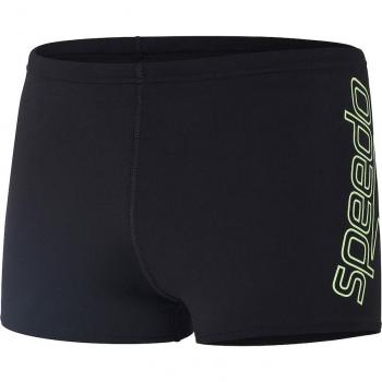 Speedo - Bañador de natación para hombre Mens Boom Logo Placement, bóxer con diseño de logo, tejido resistente al cloro, ajuste cómodo, secado rápido y protección UV