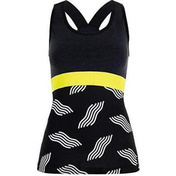 Santini Womens Scia Dune Tank Top Camiseta de Tirantes Anchos, Mujer, Negro, Extra-Large