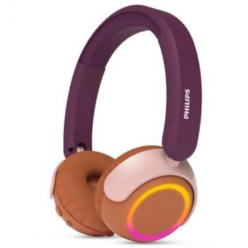Auriculares Inalámbricos On-ear para Niños Philips TAK4200 - Bluetooth, Freisprechfunktion, Multi-Point-Verbindung, Cancelación de Ruido