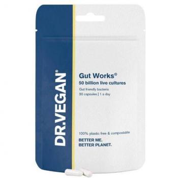 DR.VEGAN Gut Works Probiotics | 30 Capsules