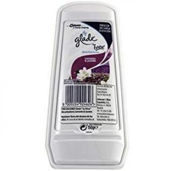 Glade® Gel Ambientador Absorbeolores de Larga duración para baños armarios y Espacios pequeños, Fragancia