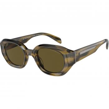 Emporio Armani EA4230U Men's Sunglasses Green Frame Brown Lens Size 48 Geometrica