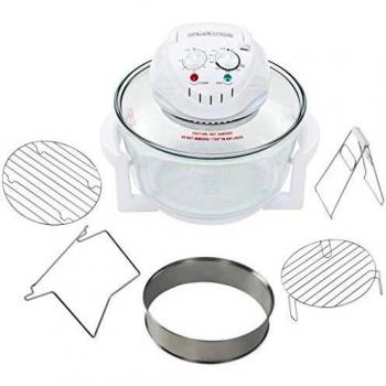 vidaXL Horno de Convección Halógeno Anillo Extensión 1400W 17 L Aparato Cocina