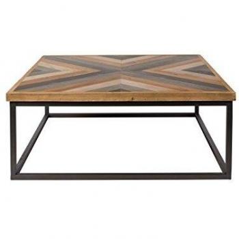 Mesa de salón Livingstone Design Fortrose 81 x 81 cm con diseño colorido y moderno