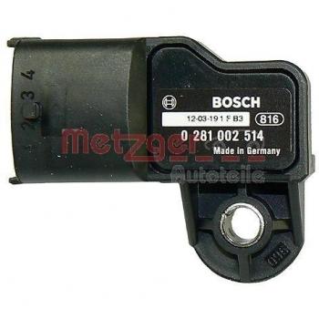 Sensor de presión de sobrealimentación METZGER 0906145