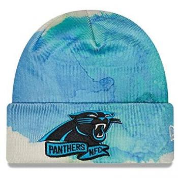 New Era NFL Carolina Panthers Blue Cuffed Beanie Hat - One Size