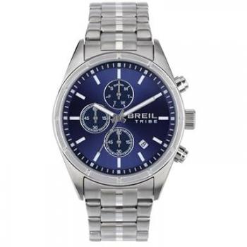 Reloj de Hombre Breil EW0692 Plateado con Esfera Azul y Movimiento de Cuarzo