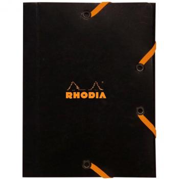 Pack de 25 Carpeta elástica de 3 solapas - Rhodia 12169C - 12x16