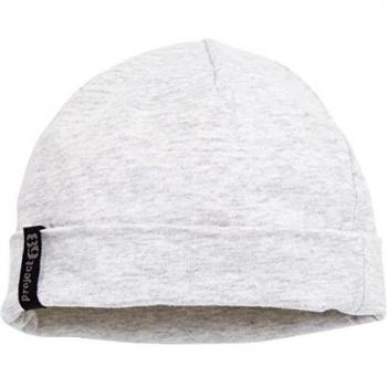 Gorro Beanie Unisex para Niños Sterntaler de Algodón Orgánico, Color Gris Melange, Talla 45 cm, con Dos Opciones de Uso