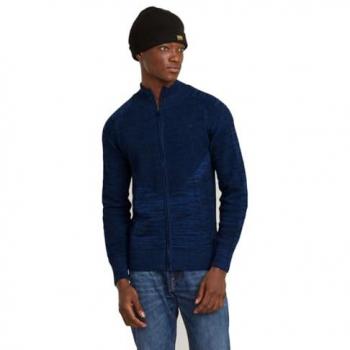 G-Star Raw Men's 3D Biker Zip Knit Cardigan Sweater, Casual, Organic Cotton, Sustainable