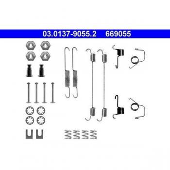 ATE Repair Kit de ajuste automático 03.0137-9055.2, incluye juego de accesorios y zapatas de freno