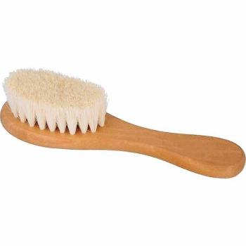 Cepillo de pelo de madera para bebé Beige 15 x 4 x 3 cm - Artemio