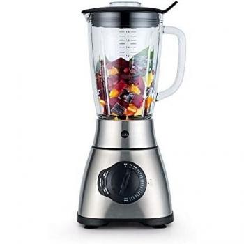 Wilfa BBLSP-1800S Batidora de Vaso, 1.5 L, 1800 W, Acero Inoxidable, Color Negro